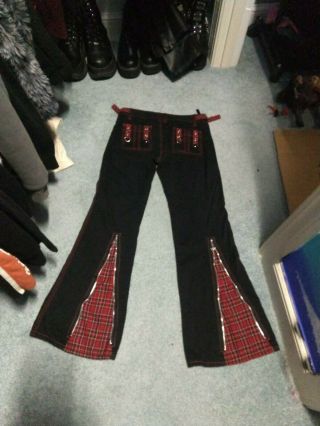 Tripp NYC vintage pants (check description runs small) red plaid size 3 2