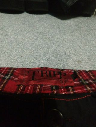 Tripp NYC vintage pants (check description runs small) red plaid size 3 3