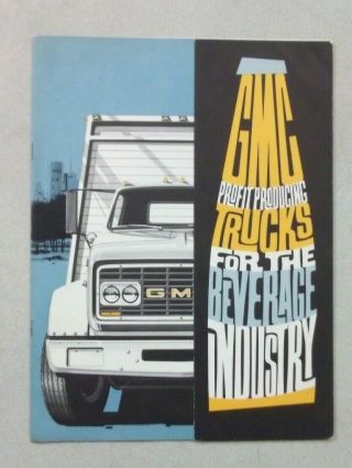 1966 Gmc Profit Producing Trucks For The Beverage Industry Brochure