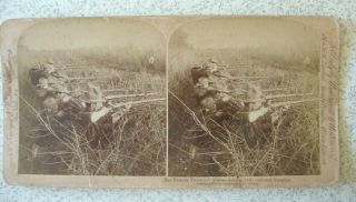 1899 Spanish - American War Stereoview 20th Kansas Volunteer Infantry Regiment