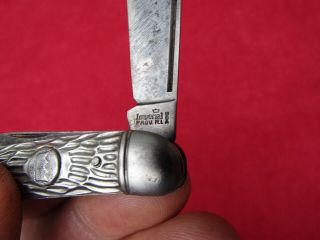 Vintage Imperial 2 - Blade Folding Pocket Knife Providence R.  I.  USA Crown Logo 3