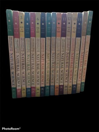 Vtg The Golden Book Encyclopedia Of Natural Science Complete Set 1 - 16,  1962