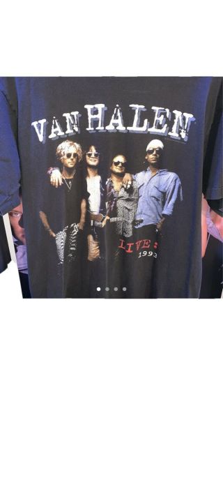 Vintage Van Halen 1993 Tour Shirt