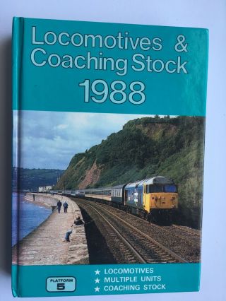 Platform 5 Locomotives & Coaching Stock Hb Book 1988 Ed No Underlining Br Guide