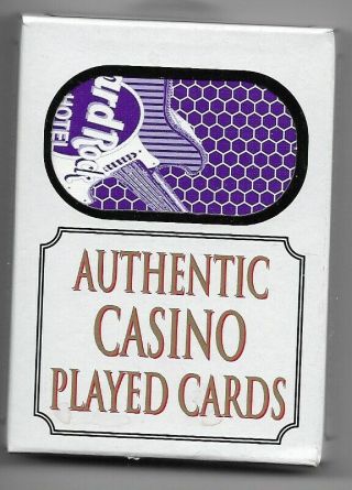 Hard Rock Hotel Casino Playing Cards Man Cave Poker Room Night