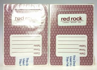 Red Rock Casino Resort Spa Las Vegas Playing Card 2 Deck Paulson