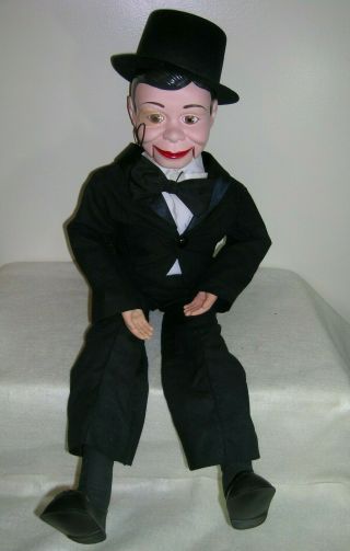 Vintage Charlie Mccarthy Ventriloquist Dummy Puppet Doll Toy 30 " Tall Eegee Co