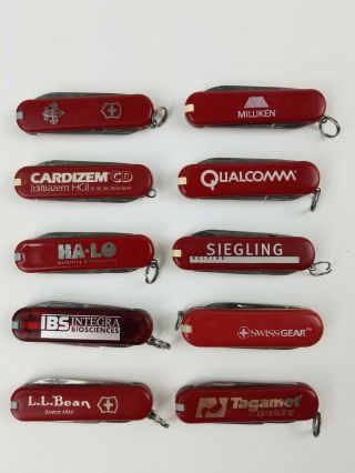 Victorinox Classic Sd - Swiss Army Knife - 58 Mm - Red With Various Logos