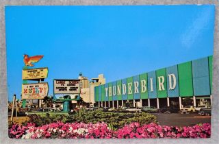 Vintage Older Hotel Thunderbird Casino Las Vegas Nevada Postcard Htf
