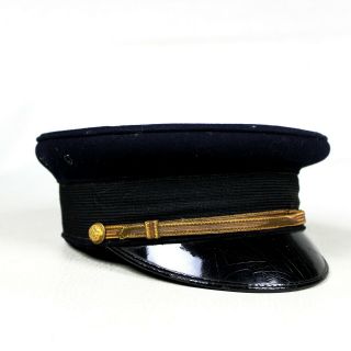 M1902 Pre - Wwi Officer Dress Cap Visor Hat York Ny State National Guard Ng