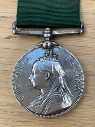 Victorian Unnamed Volunteer Force Long Service Medal.