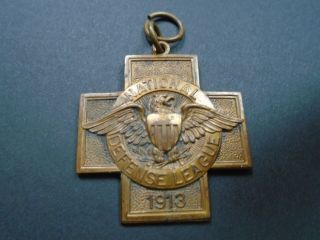 1913 National Defense League Bronze By Whitehead & Hoag,  Missing The Ribbon