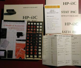 Math/stat Module For Vintage Hp41 Series Calculators - Complete