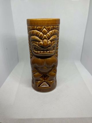 Orchids Of Hawaii Ku Tiki Mug R - 71 Japan Ceramic Vintage Glazed Brown
