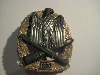 German Ww Ii General Assault Badge 75 Rare Badge Wehrmacht Medal