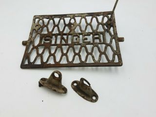 Vintage Singer Treadle Foot Pedal Sewing Machine Parts Accessories W Mounts