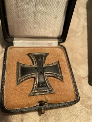 Ww1 German Vaulted Iron Cross First Class Boxed