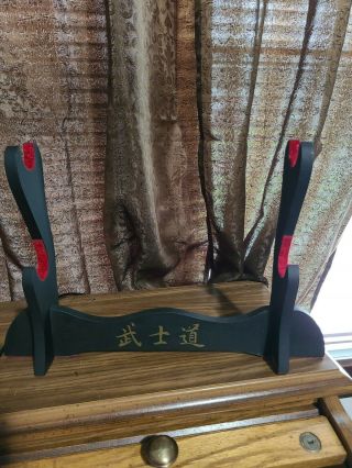 2 Piece Double Sword Table Stand - Kill Bill Stand