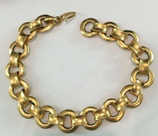 Robert Lee Morris Vintage Heavily Gold Plated Necklace