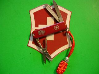 Ntsa Swiss Army Victorinox Pocket Knife Classic " Zodiac " 69 Metal Inlay Cancer