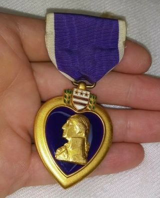 Vintage For Military Merit Purple Heart Medal Pin