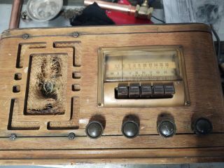 Vintage Tube Radio 1940 Sears Roebuck Silvertone Radio Model 1561 Parts/repair