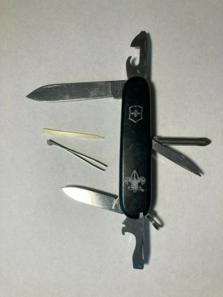 Black Boy Scout Tinker Victorinox Swiss Army Knife
