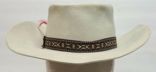 Vintage Stetson 5x Beaver Cowboy Hat Size 6 7/8