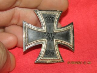 Wwi German Iron Cross 1st Class L/11 Vaulted Made During 3rd Reich Era