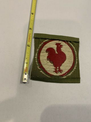 Extremely Rare WWI RED & White Ambulance Corps Liberty Loan Patch.  Rare 2