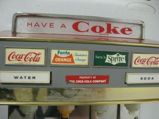 Vintage Coca - Cola Soda Fountain Dispenser Counter Top/Bar Top Soda Dispenser 4