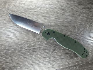 Ontario Rat Model 1 Folding Knife Foliage Green -