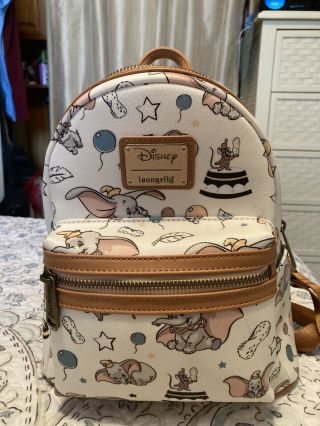 Loungefly Disney Dumbo Vintage Icons Mini Backpack