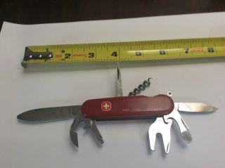 Wenger Swiss Army Utility Knife.  Large Blade Has A Broken Tip