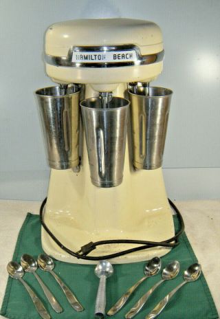 Hamilton Beach Vintage 3 Cup Milkshake Mixer - Ivory