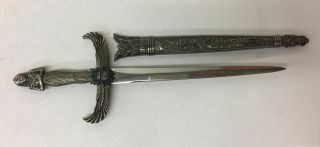 Ancient Egyptian Theme Fixed Blade Knife W/sheath