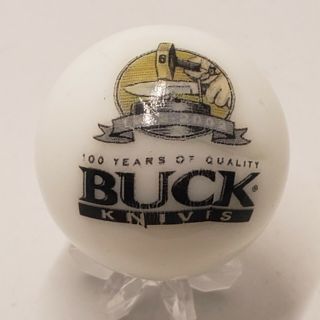 Buck Knives 100 Year Anniversary Knife Logo Shooter Marble Collectible