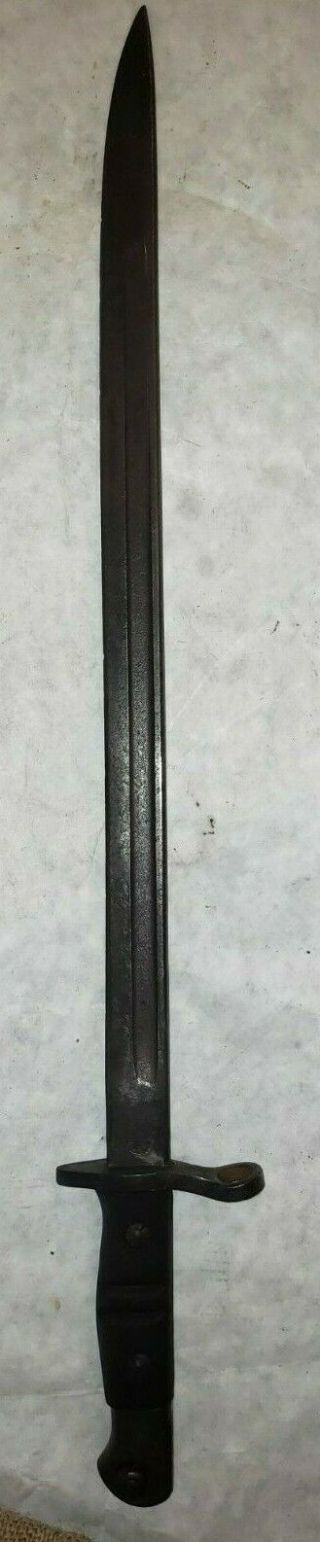 Us Army Ww1 M - 1917 Bayonet - Eagle Stamped Remington - 1917 Dated?
