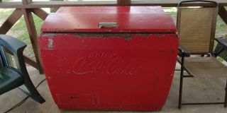 Vintage 1950’s Coca Cola Refrigerated Cooler Ice Cold