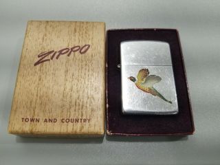 1953/1955 Zippo Town And Country Pheasant 5 Barrel 16 Hole