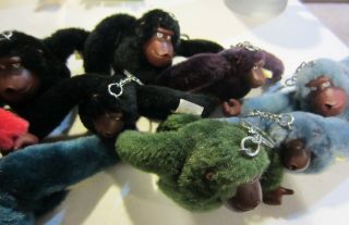 Vintage Kipling Monkey / gorilla keychains 2