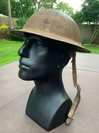 Ww1 U.  S.  M1917 " Doughboy " Helmet