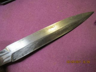 Vintage French Military Coutellerie Thiers Combat Trench Knife 4
