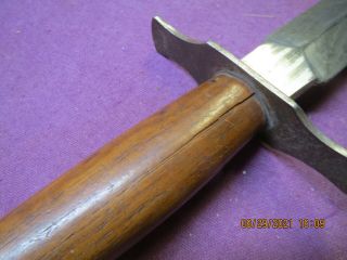Vintage French Military Coutellerie Thiers Combat Trench Knife 6