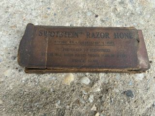 Vintage Swotstein Quality Razor/knife Sharpening Hone For Barber 