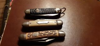 Colonial Prov.  Usa Pocket Knife ×2 /vintagecamillus Boy Scout