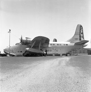 Aquila Airways,  Short Solent,  G - Anyi,  Two Large Size Negatives