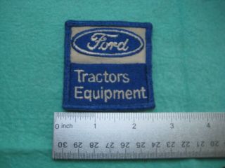 Vintage Ford Tractors Equipment Dealer Service Patch