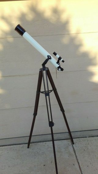 Focal Astronomical Telescope Vintage Made In Japan 20 - 20 - 66 F=700 D=60