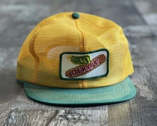 Vintage Dekalb Full Mesh Snapback K Brand Products Patch Trucker Hat 70s 80s